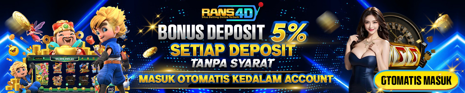 Bonus Deposit 5%%